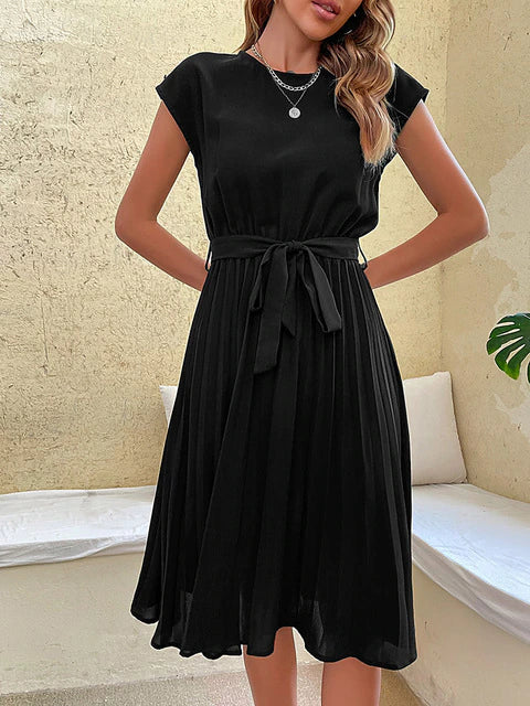 Lizzie – Pleated Mini Summer Dress