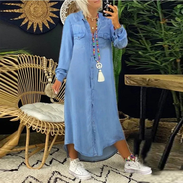 Yelena – Classic Denim Dress