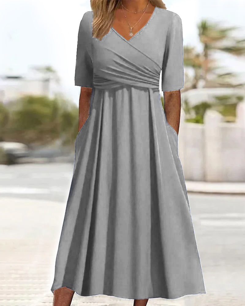 Yenna – Elegant Midi Dress