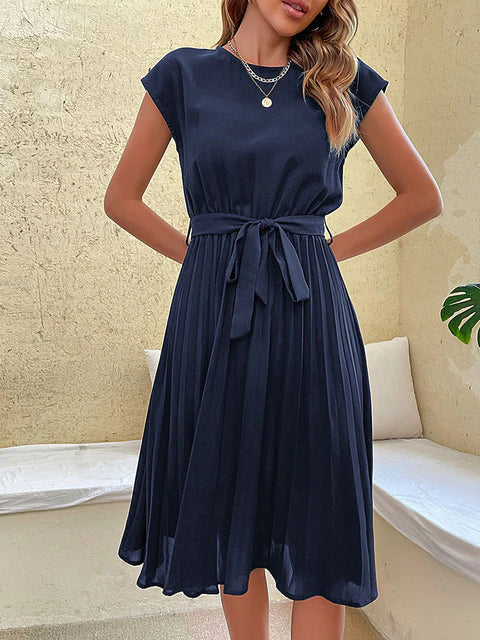 Lizzie – Pleated Mini Summer Dress