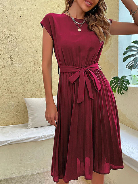 Lizzie – Pleated Mini Summer Dress