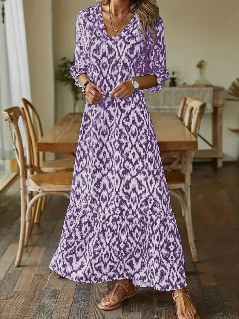 Janet – Floral Maxi Dress