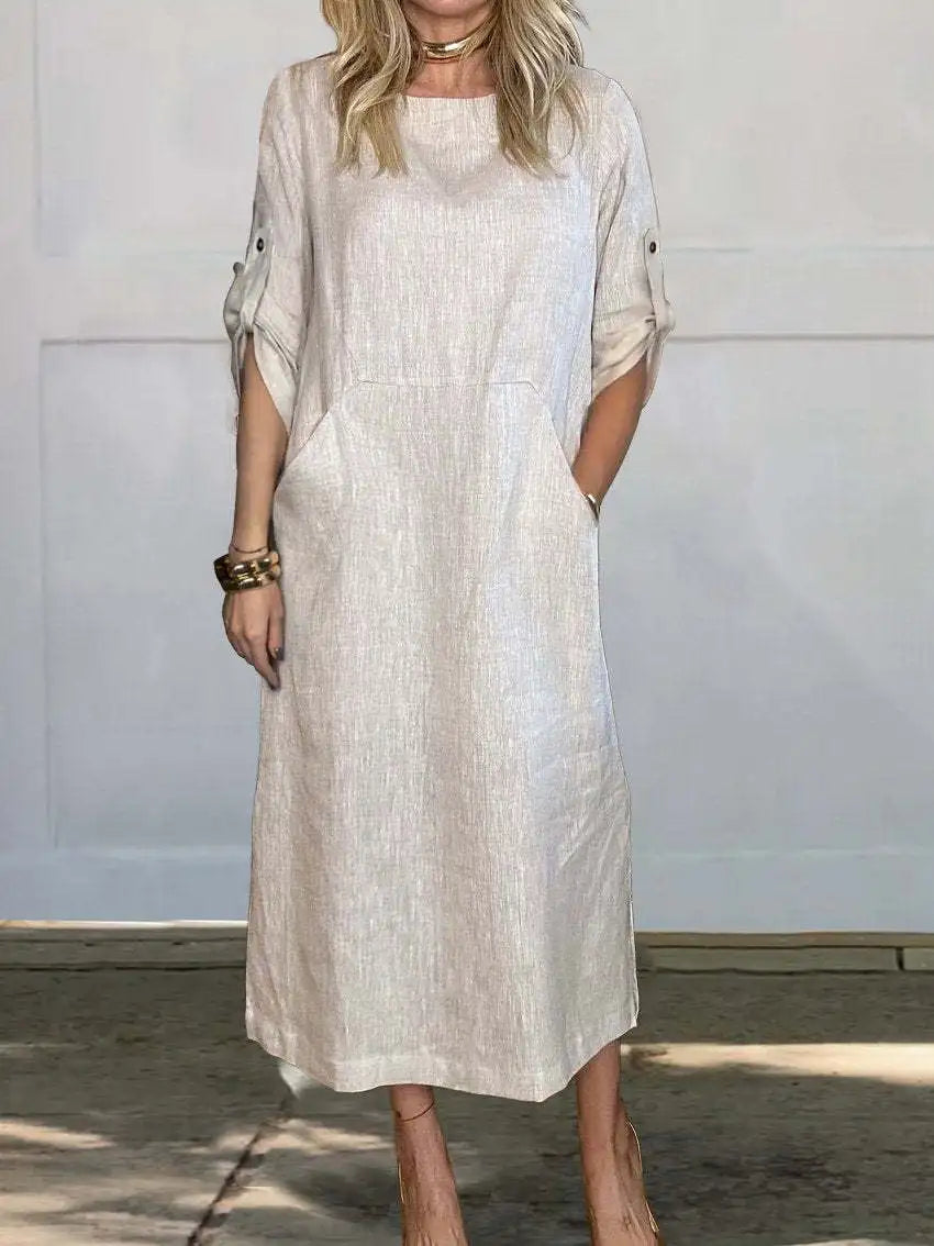 Aria – Elegant dress with tummy coverage