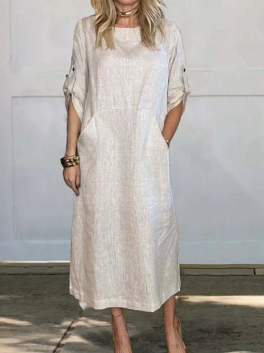 Aria – Elegant dress with tummy coverage