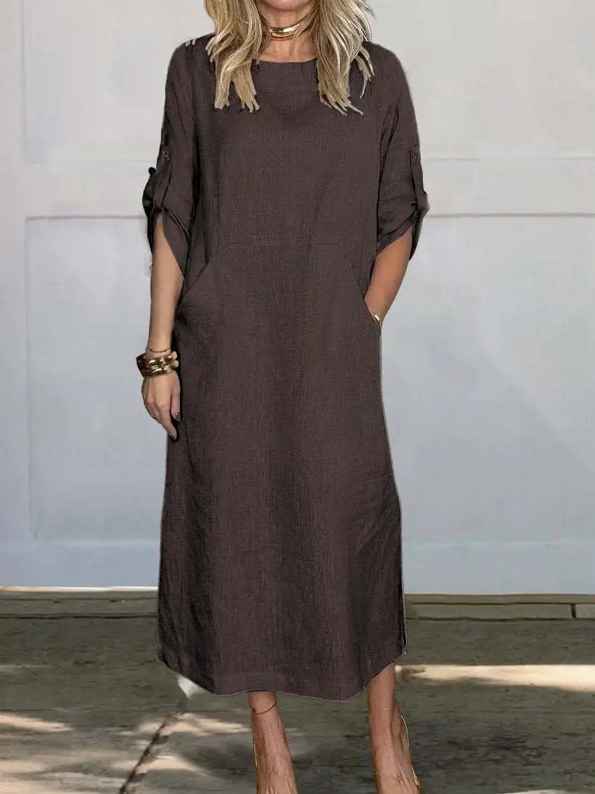Aria – Elegant dress with tummy coverage