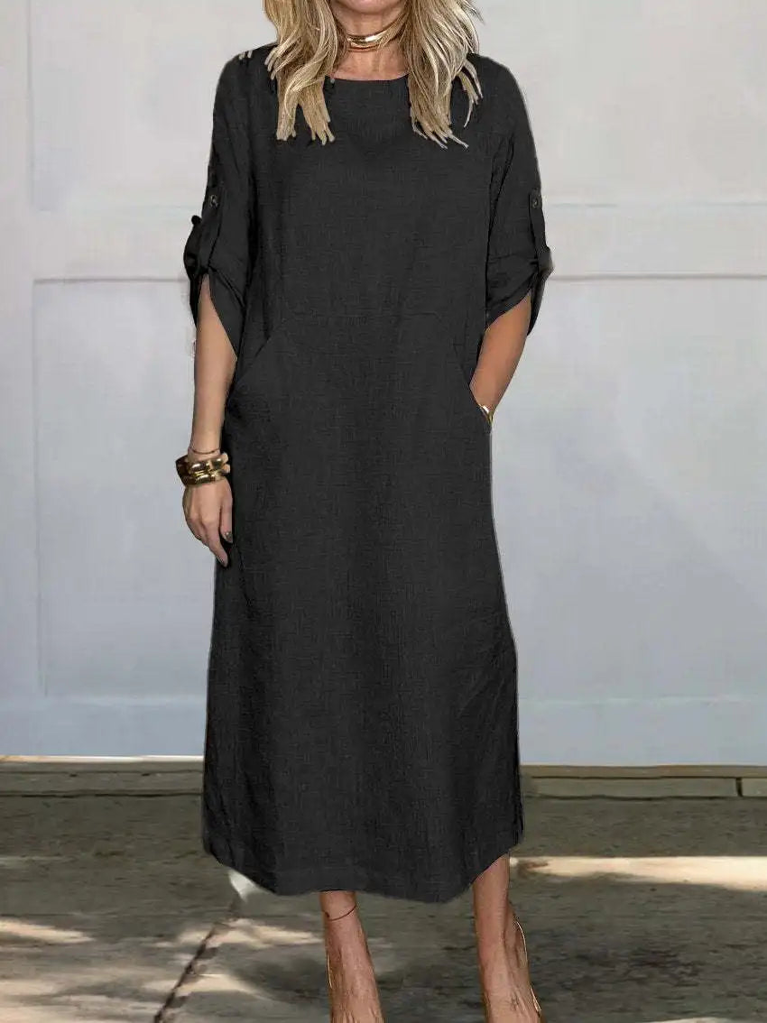 Aria – Elegant dress with tummy coverage