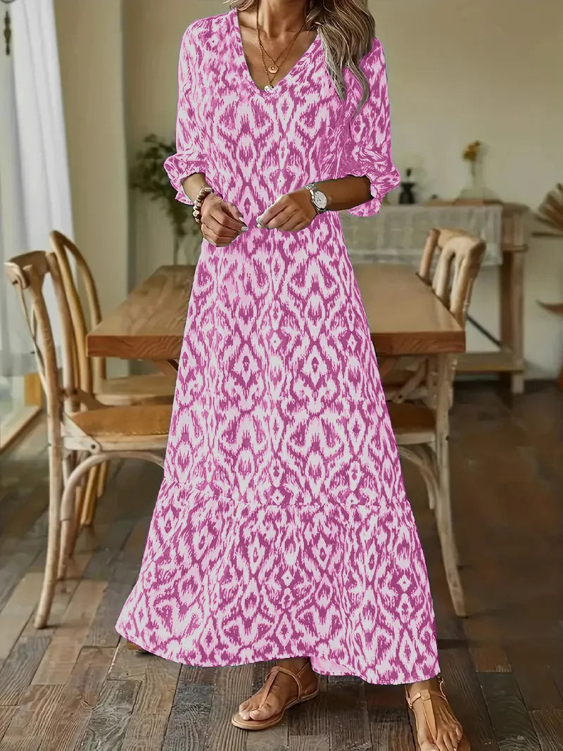 Janet – Floral Maxi Dress