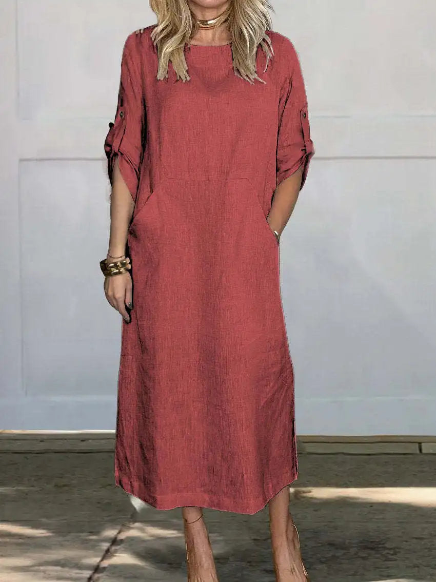 Aria – Elegant dress with tummy coverage
