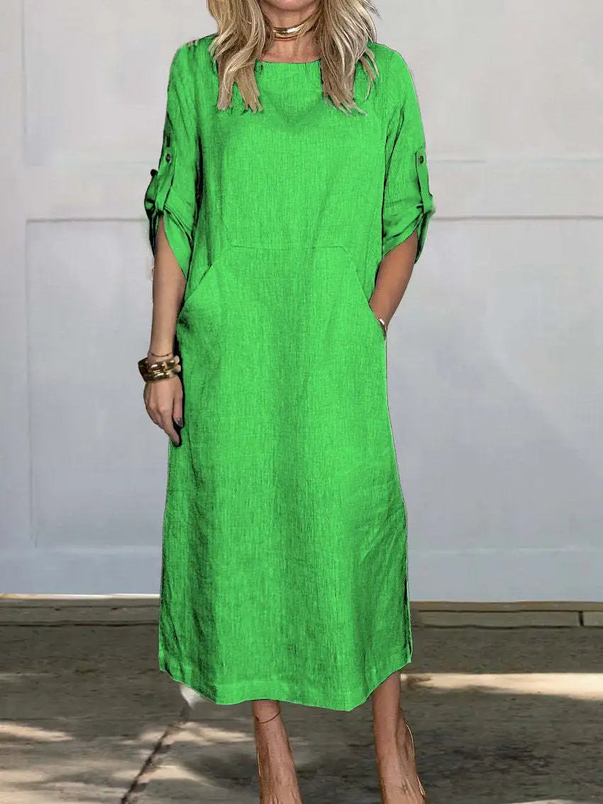 Aria – Elegant dress with tummy coverage