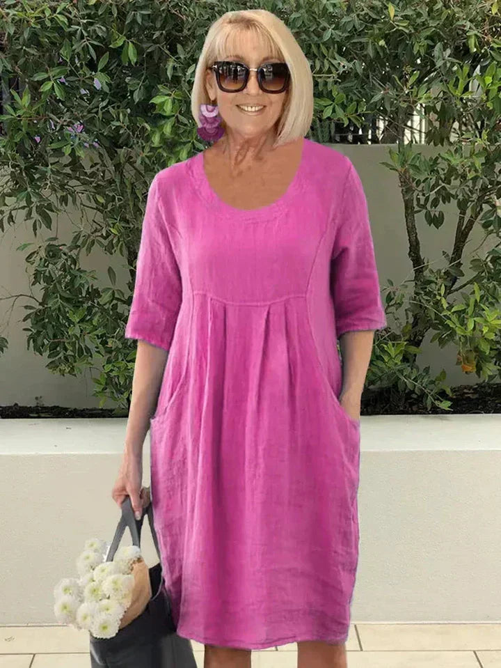 Jane – Cotton & Linen Dress