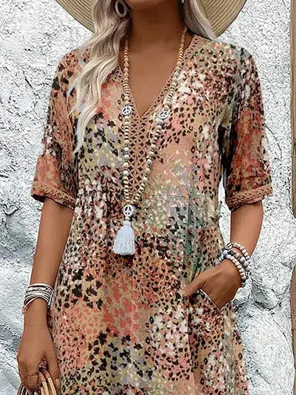 Susan – Vibrant Midi Dress