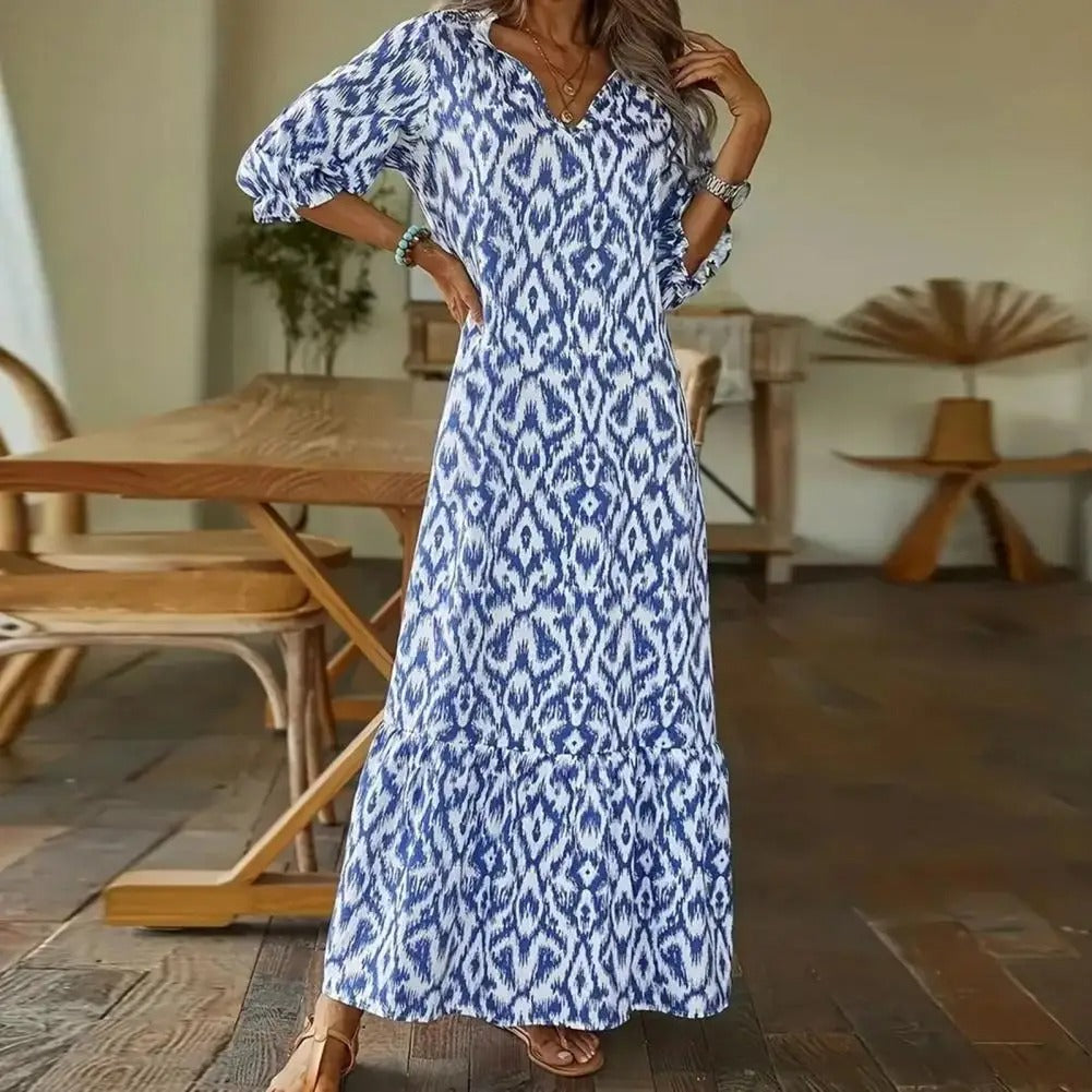 Janet – Floral Maxi Dress