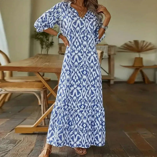 Janet – Floral Maxi Dress